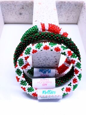 MISTLETOE -The Original Rollies® Bracelet for Kids" round, Nepal, #1 (3 Pcs)